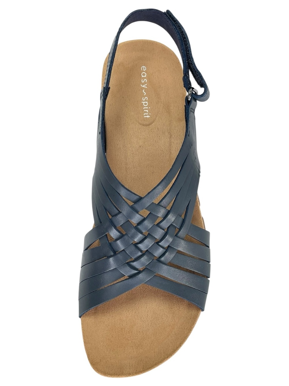 Easy Spirit Mar Dark Blue Leather Slingback Womens Sandals Size 9.5M - Picture 7 of 14